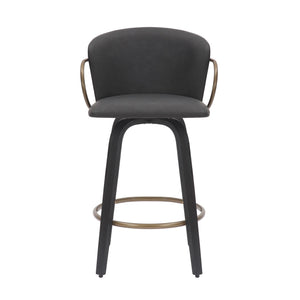 Lawson 26" Counter Stool with Swivel, Set of 2 - sleek stools for kitchen bars | Image 6 | InSTYLE Home & Rugs