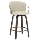 Lawson 26" Counter Stool, set of 2, with Swivel - perfect for modern counters | Image 2 | InSTYLE Home & Rugs