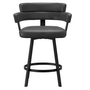 Oberon 26" Counter Stool with Swivel, Set of 2 - sleek stools for kitchen bars | Image 6 | InSTYLE Home & Rugs