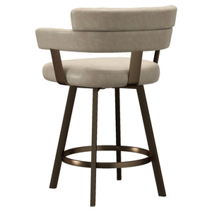 Oberon 26" Counter Stool with Swivel, Set of 2 - sleek stools for kitchen bars | Image 11 | InSTYLE Home & Rugs