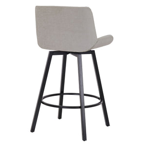Fern 26" Counter Stool with Swivel, Set of 2 - ergonomic design for comfort | Image 5 | InSTYLE Home & Rugs