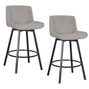 Fern 26" Counter Stool with Swivel, Set of 2 - ergonomic design for comfort | Image 9 | InSTYLE Home & Rugs