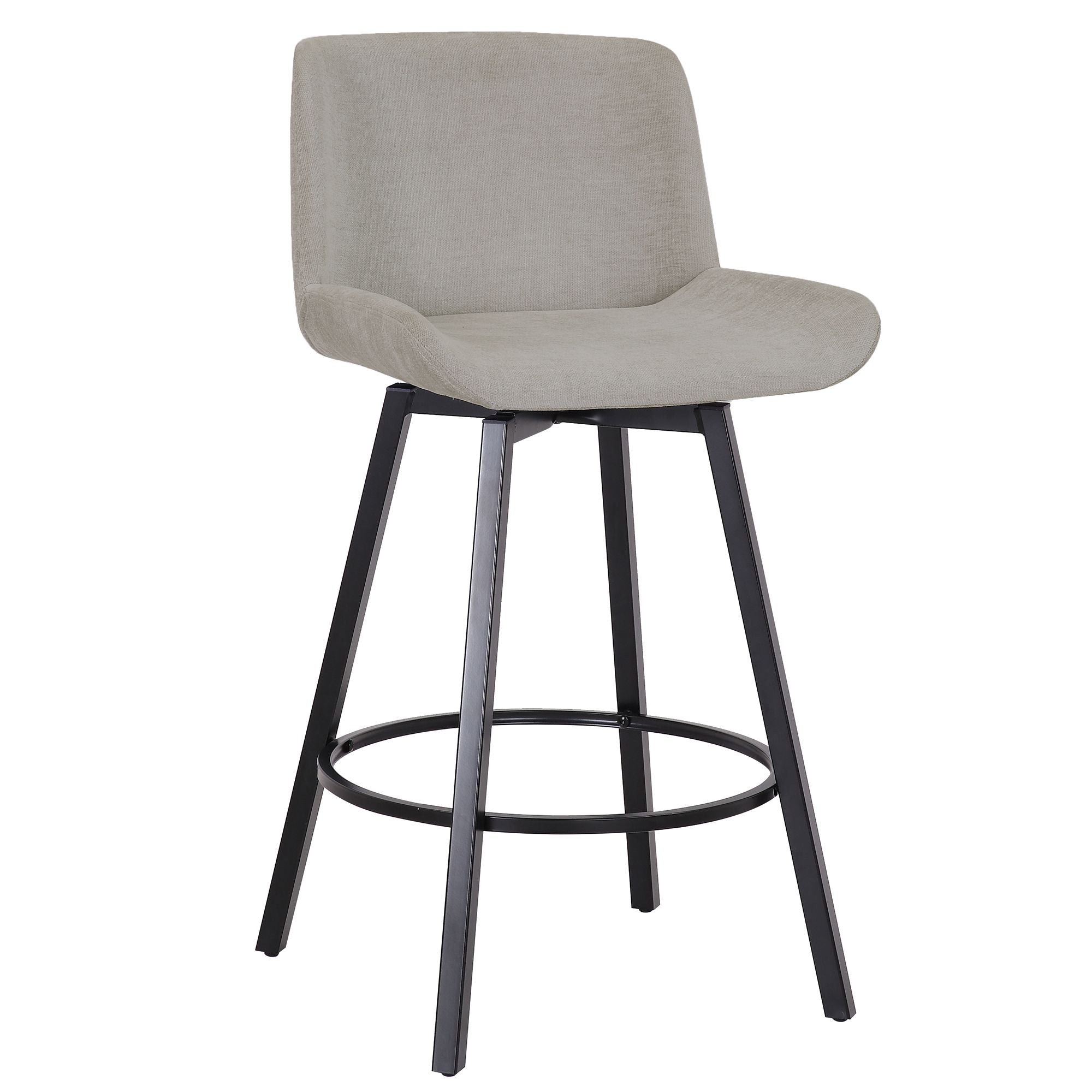 Fern 26" Counter Stool with Swivel, Set of 2 - ergonomic design for comfort | Image 1 | InSTYLE Home & Rugs