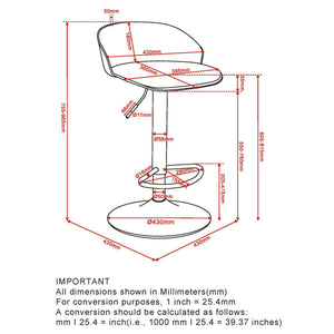 Mabel Adjustable Air-Lift Stool, Set of 2 - compact and stylish design | Image 24 | InSTYLE Home & Rugs