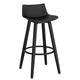 Rango 26" Counter Stool, set of 2, in Black