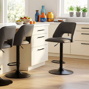 Adler Adjustable Air-Lift Stool, Set of 2 - compact and stylish design | Image 2 | InSTYLE Home & Rugs