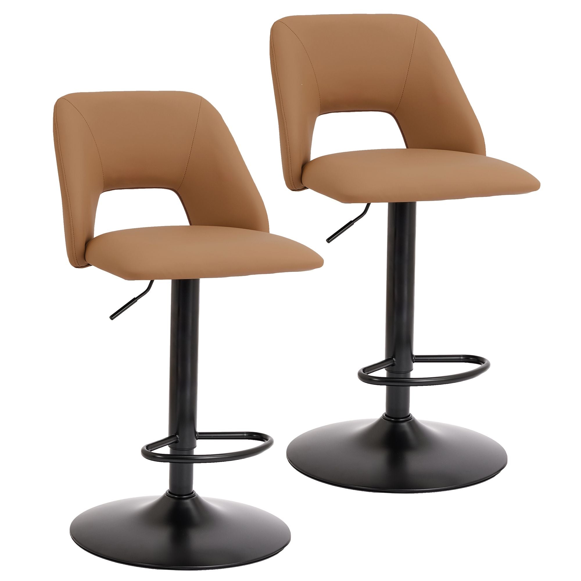 Adler Adjustable Air-Lift Stool, Set of 2 - compact and stylish design | Image 7 | InSTYLE Home & Rugs