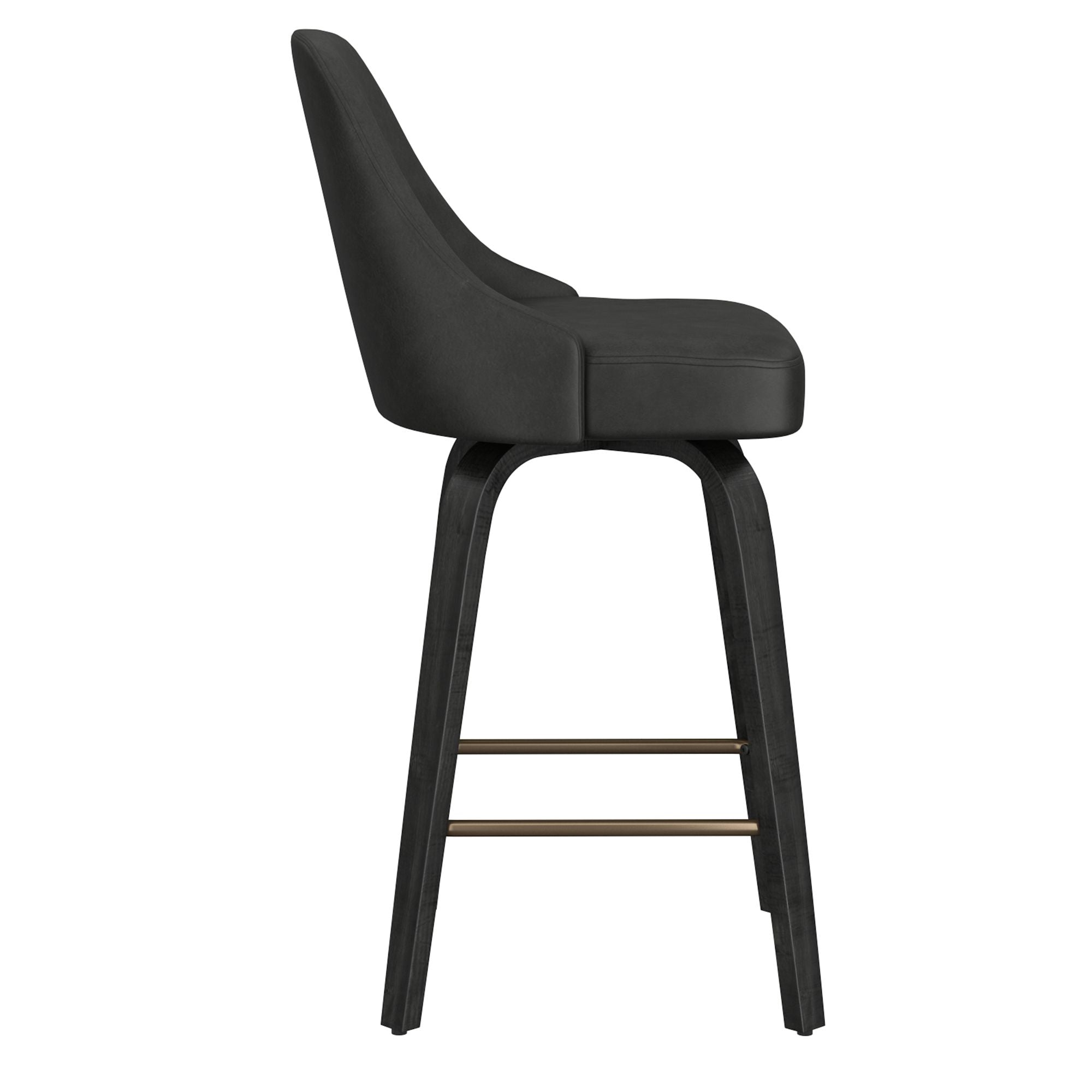 Oakley 26" Counter Stool with Swivel, Set of 2 - sleek stools for kitchen bars | Image 4 | InSTYLE Home & Rugs