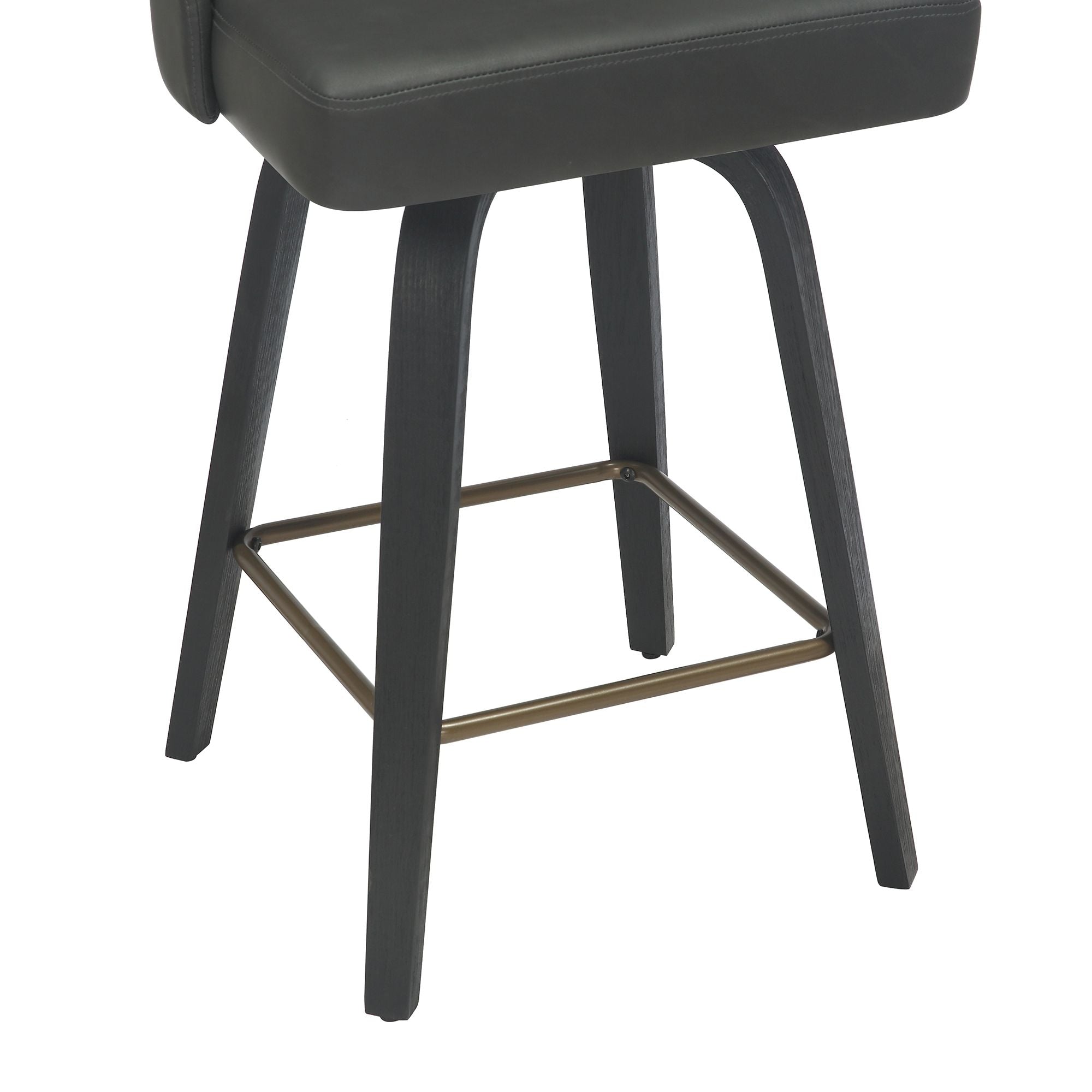 Oakley 26" Counter Stool with Swivel, Set of 2 - ergonomic design for comfort | Image 6 | InSTYLE Home & Rugs
