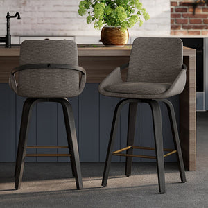 Parker 26" Counter Stool with Swivel, Set of 2 - perfect for modern counters | Image 3 | InSTYLE Home & Rugs