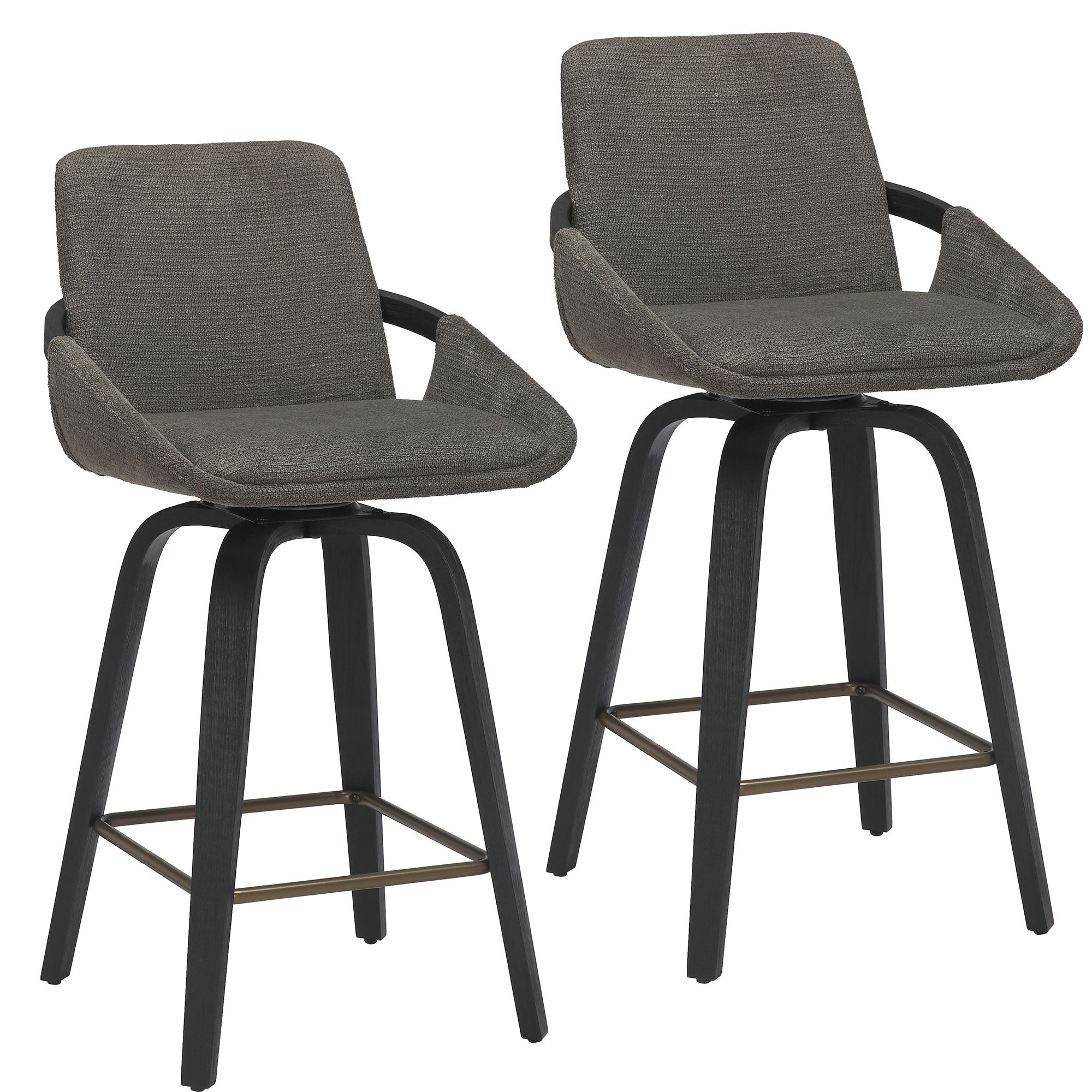 Parker 26" Counter Stool with Swivel, Set of 2 - perfect for modern counters | Image 8 | InSTYLE Home & Rugs