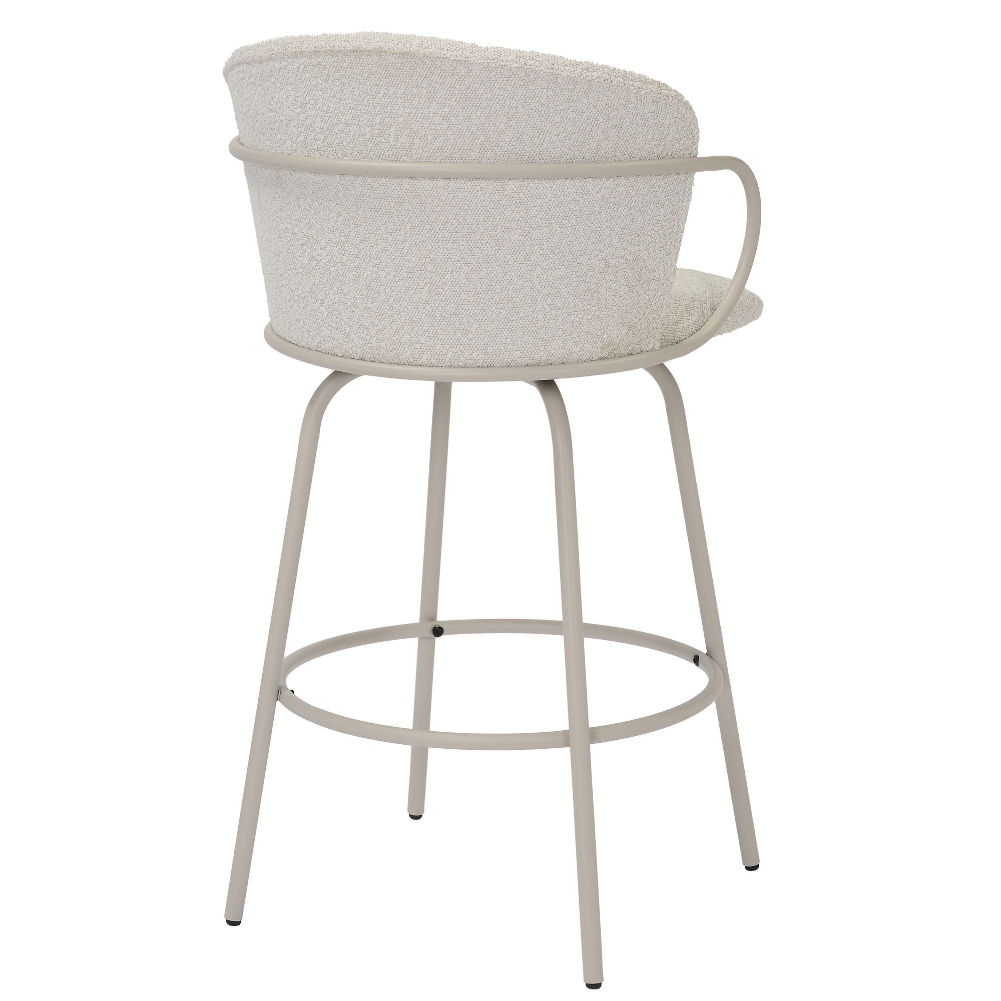 Kalani 26" Counter Stool with Swivel, Set of 2 - ergonomic design for comfort | Image 4 | InSTYLE Home & Rugs