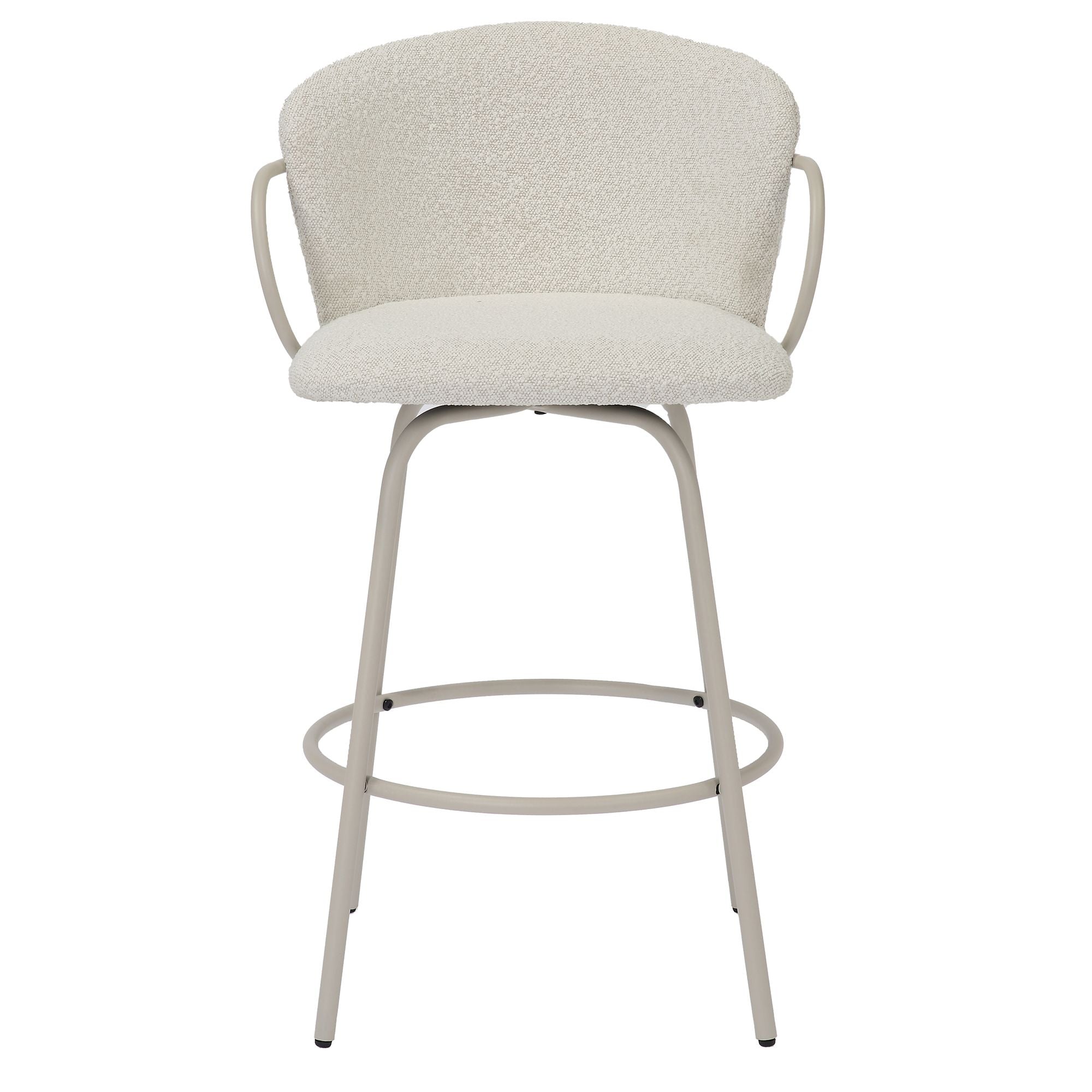 Kalani 26" Counter Stool with Swivel, Set of 2 - ergonomic design for comfort | Image 6 | InSTYLE Home & Rugs