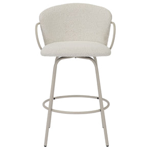 Kalani 26" Counter Stool with Swivel, Set of 2 - ergonomic design for comfort | Image 6 | InSTYLE Home & Rugs
