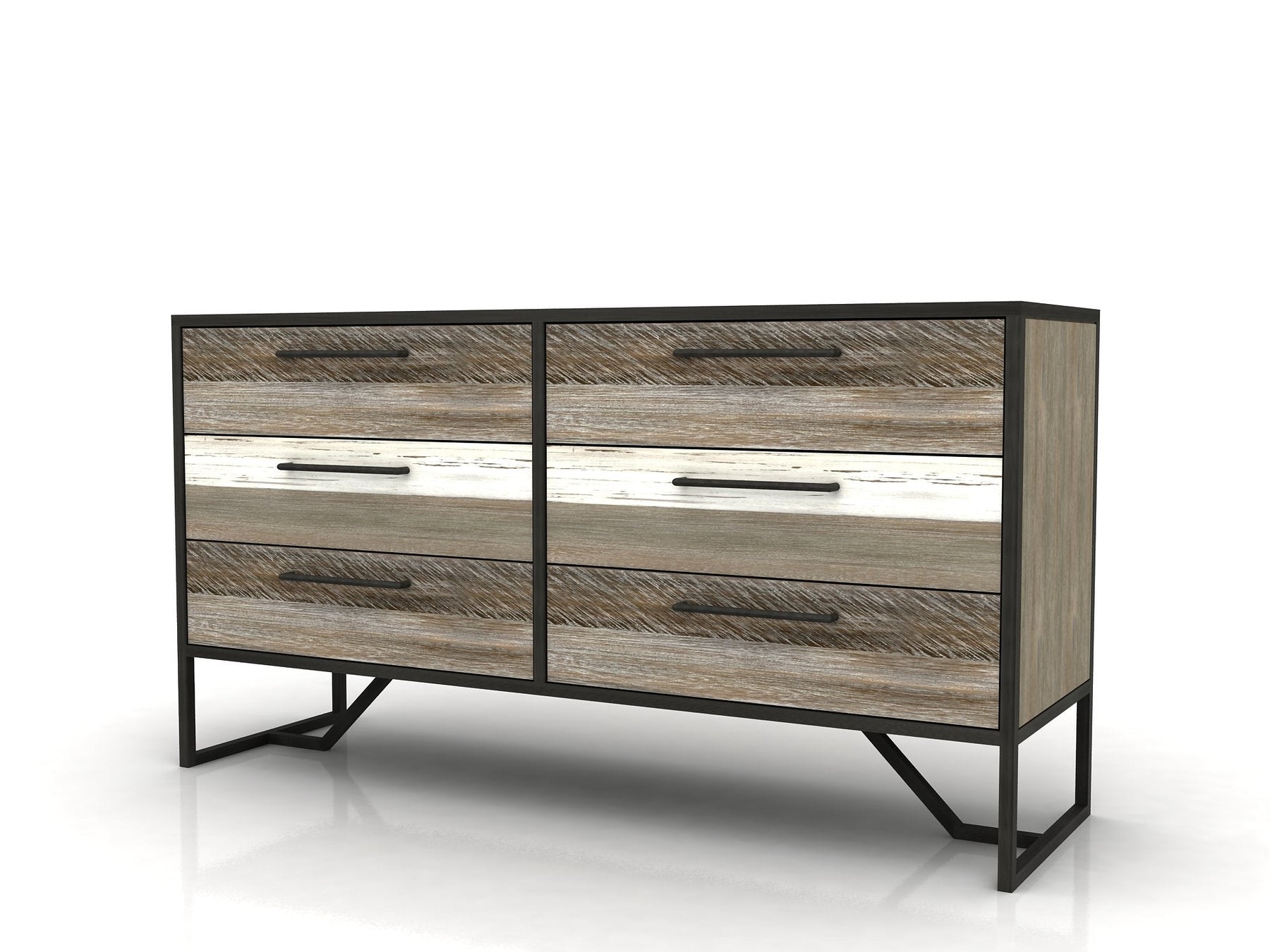 Metro Havana 6 Drawer Dresser - sleek storage solutions for bedrooms | Image 1 | InSTYLE Home & Rugs