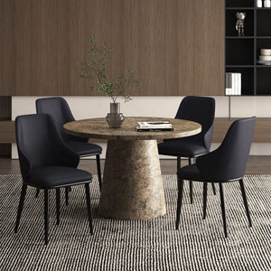 Godiva and Kash 5pc Dining Set - stylish chairs for any table | Image 1 | InSTYLE Home & Rugs