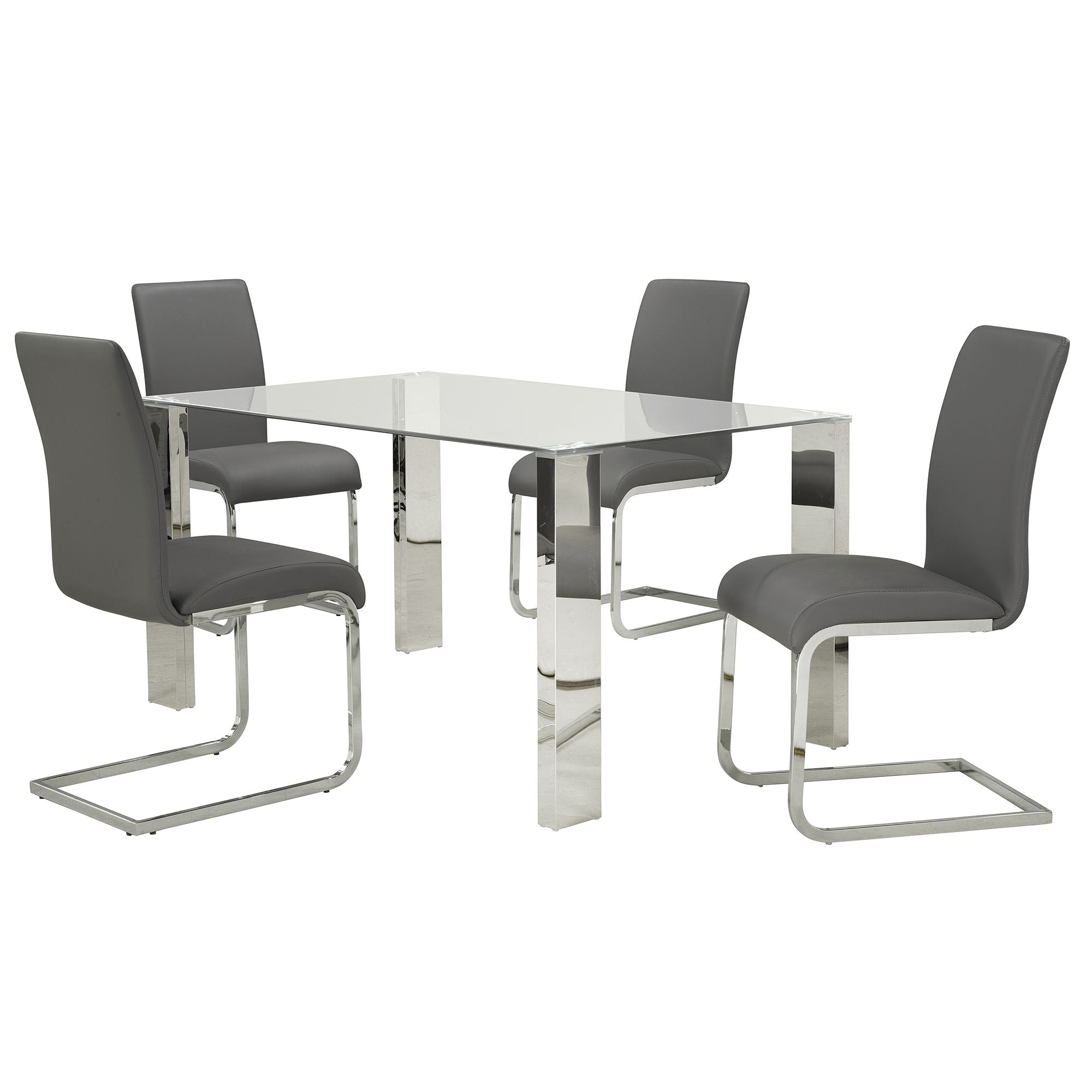 Frankfurt/Maxim 5pc Dining Set - comfortable dining experience | Image 1 | InSTYLE Home & Rugs