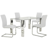 Frankfurt/Maxim 5pc Dining Set - elegant seating for dining areas | Image 1 | InSTYLE Home & Rugs