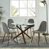 Rocca and Lyna 5pc Dining Set - stylish chairs for any table | Image 1 | InSTYLE Home & Rugs