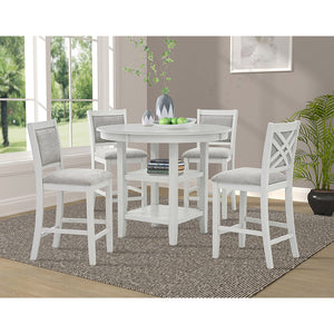 Samuel 5pc Pub set - modern dining set for stylish and functional dining room | Image 2 | InSTYLE Home & Rugs