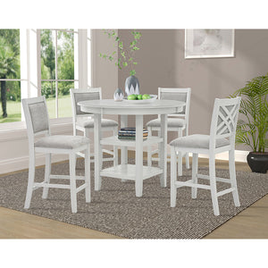 Samuel 5pc Pub Set - modern dining set for stylish and functional dining room | Image 2 | InSTYLE Home & Rugs