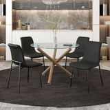 Carmilla/Brixx 5pc Dining Set - elegant seating for dining areas | Image 1 | InSTYLE Home & Rugs