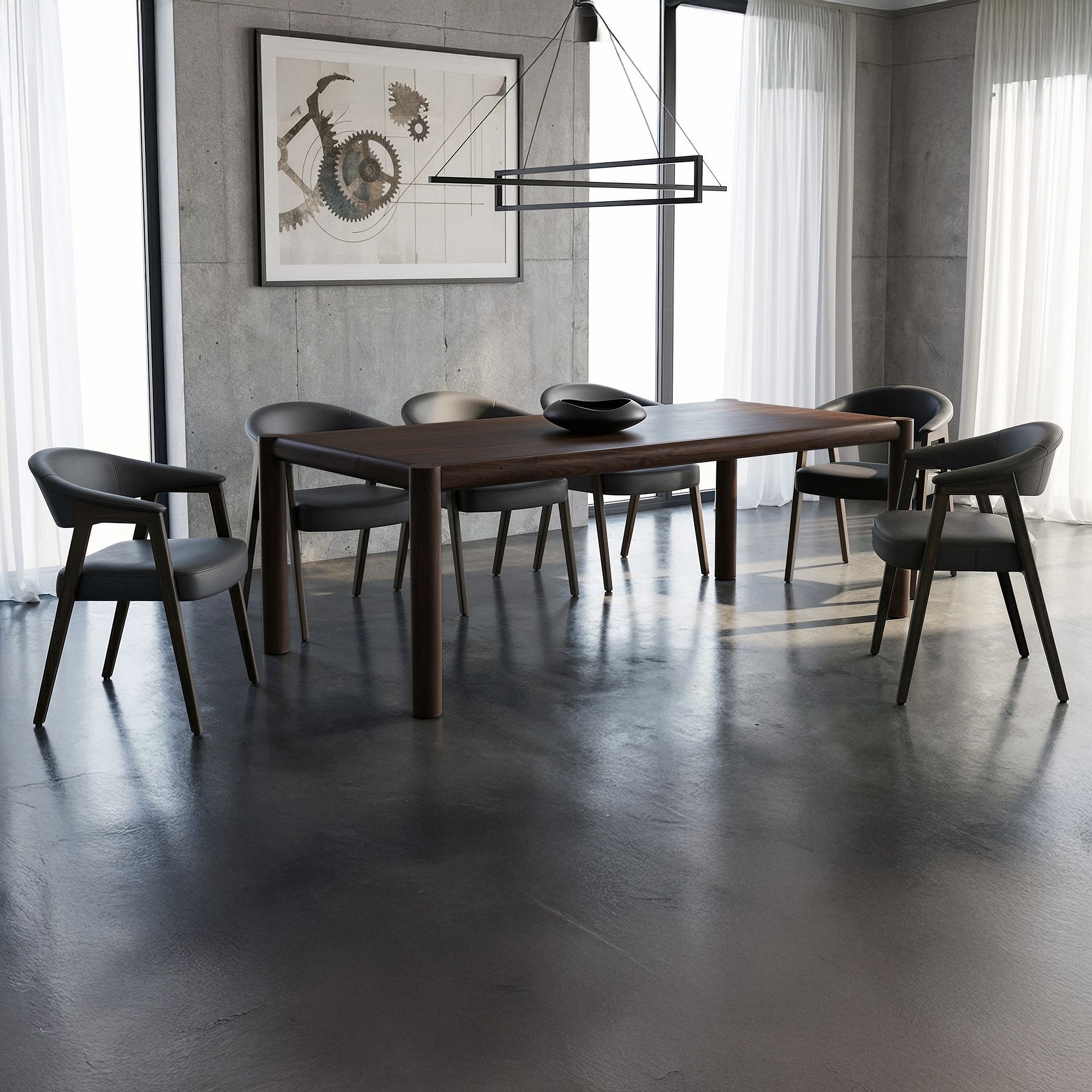 Advik and Bexley 7pc Dining Set - elegant seating for dining areas | Image 1 | InSTYLE Home & Rugs