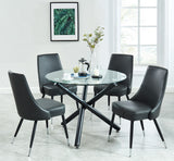 Suzette/Silvano 5pc Dining Set - stylish chairs for any table | Image 1 | InSTYLE Home & Rugs