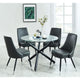 Suzette/Silvano 5pc Dining Set