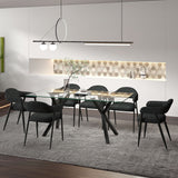 Stark/Archer 7pc Dining Set - stylish chairs for any table | Image 1 | InSTYLE Home & Rugs