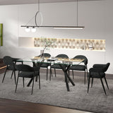Stark and Archer 7pc Dining Set - stylish chairs for any table | Image 1 | InSTYLE Home & Rugs