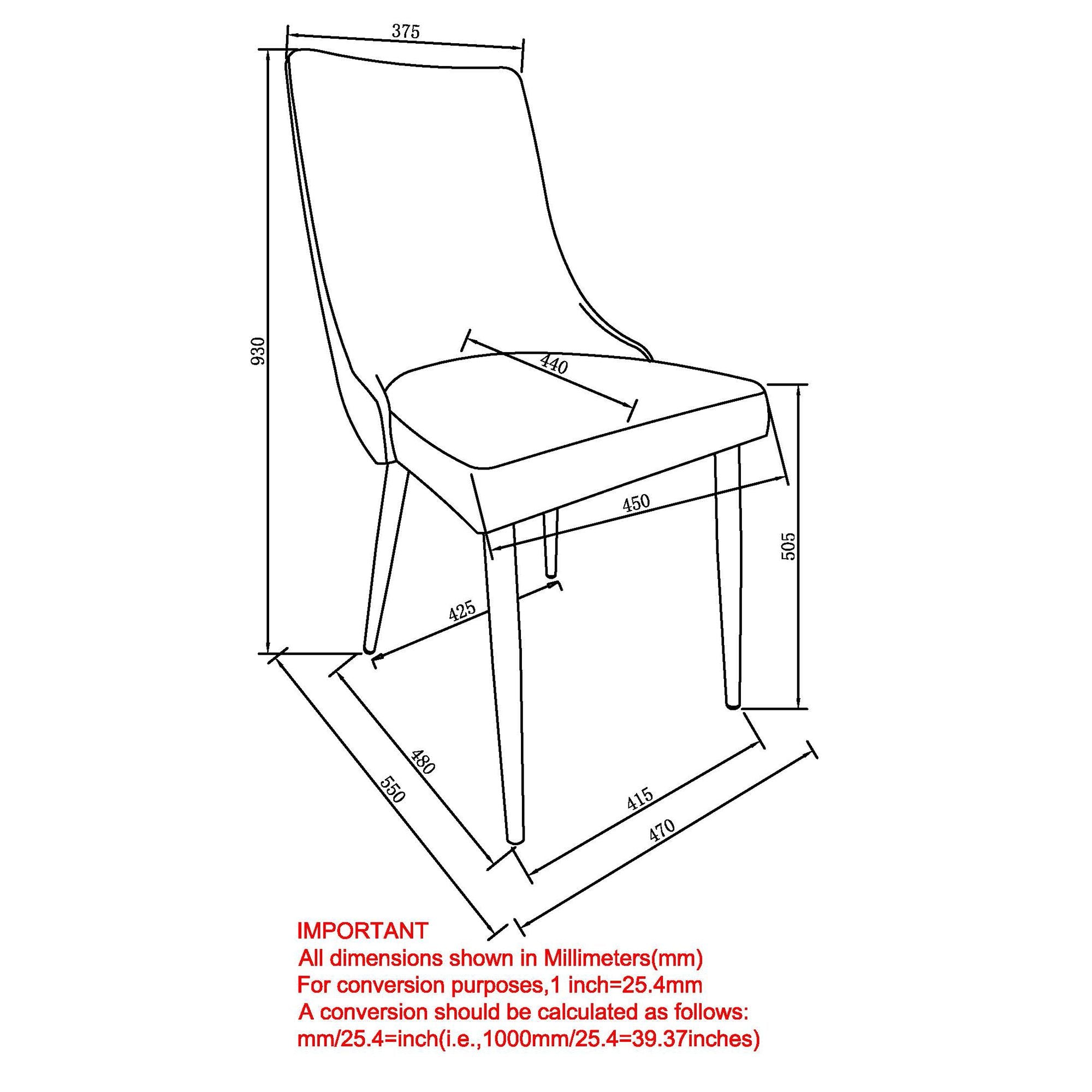 Stark/Venice 7pc Dining Set - stylish chairs for any table | Image 12 | InSTYLE Home & Rugs