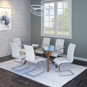 Stark/Maxim 7pc Dining Set - elegant seating for dining areas | Image 1 | InSTYLE Home & Rugs