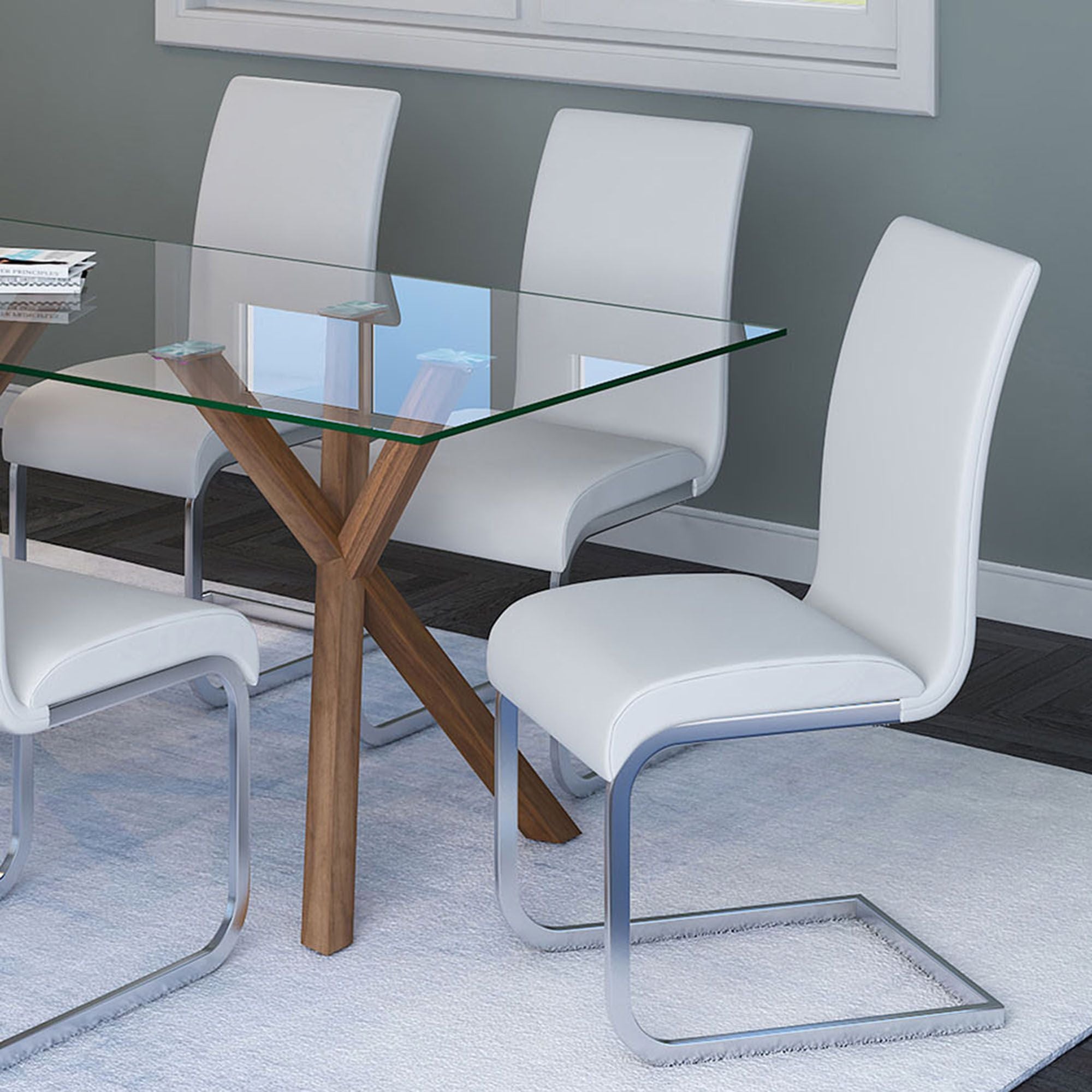 Stark/Maxim 7pc Dining Set - elegant seating for dining areas | Image 10 | InSTYLE Home & Rugs