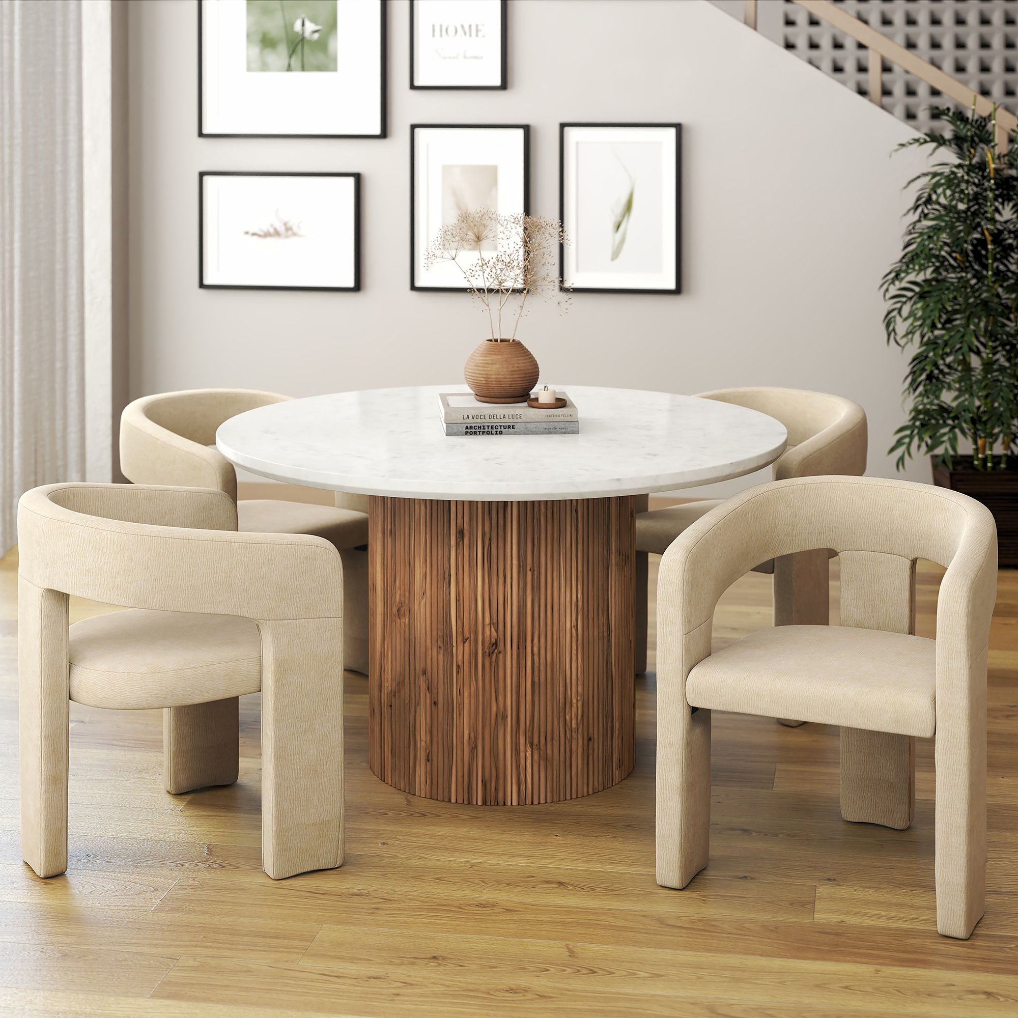 Jilsa/Amara 5pc Dining Set - comfortable dining experience | Image 1 | InSTYLE Home & Rugs