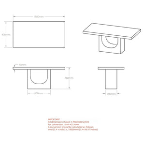 Aurelia and Bexley 7pc Dining Set - elegant seating for dining areas | Image 12 | InSTYLE Home & Rugs