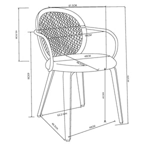 Tovas/Orias 5pc Dining Set - elegant seating for dining areas | Image 12 | InSTYLE Home & Rugs