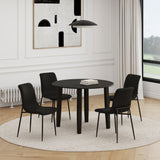 Conrad and Brixx 5pc Dining Set - elegant seating for dining areas | Image 1 | InSTYLE Home & Rugs