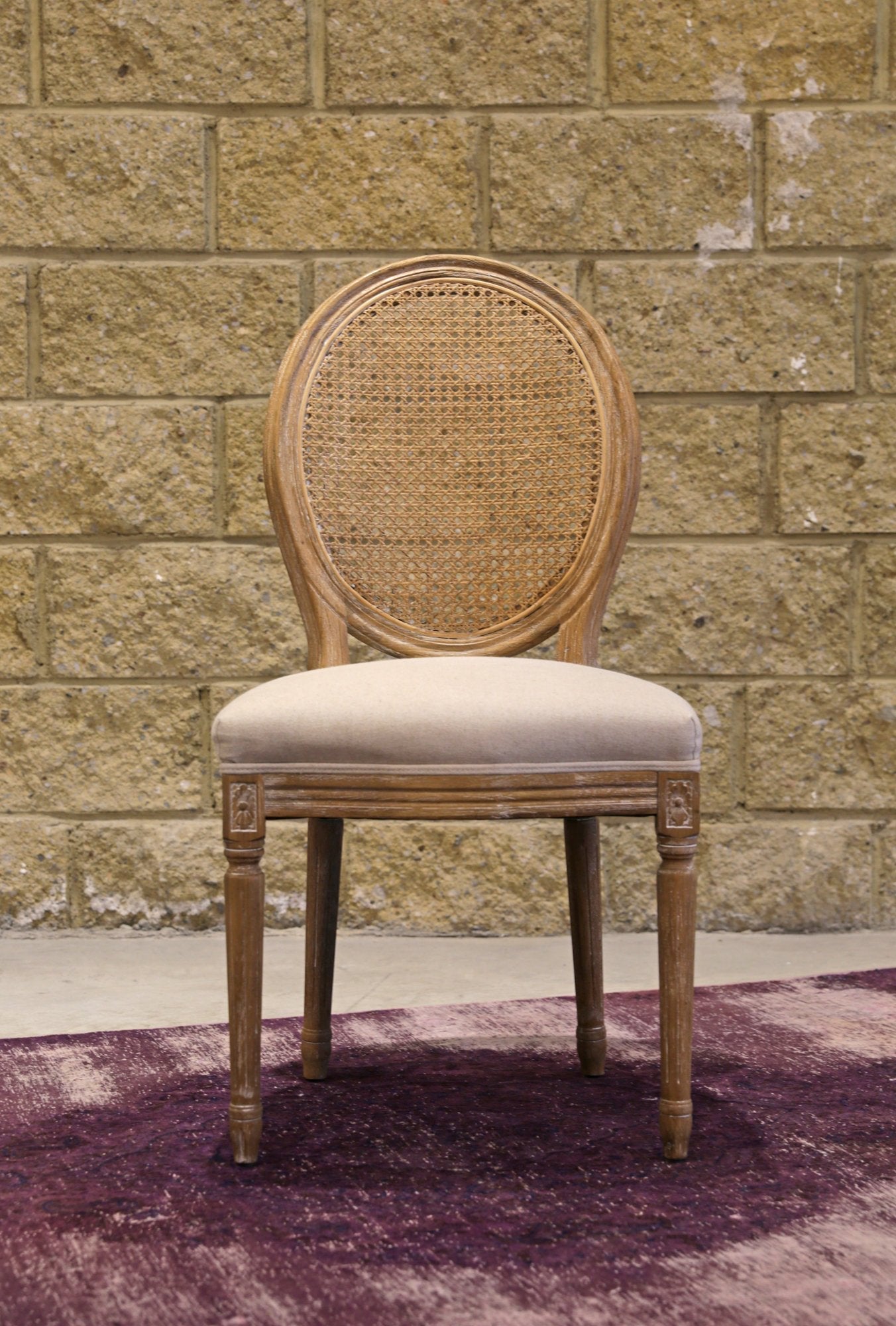 Napoleon Dining Chair w/ Cane Back - comfortable dining experience | Image 4 | InSTYLE Home & Rugs