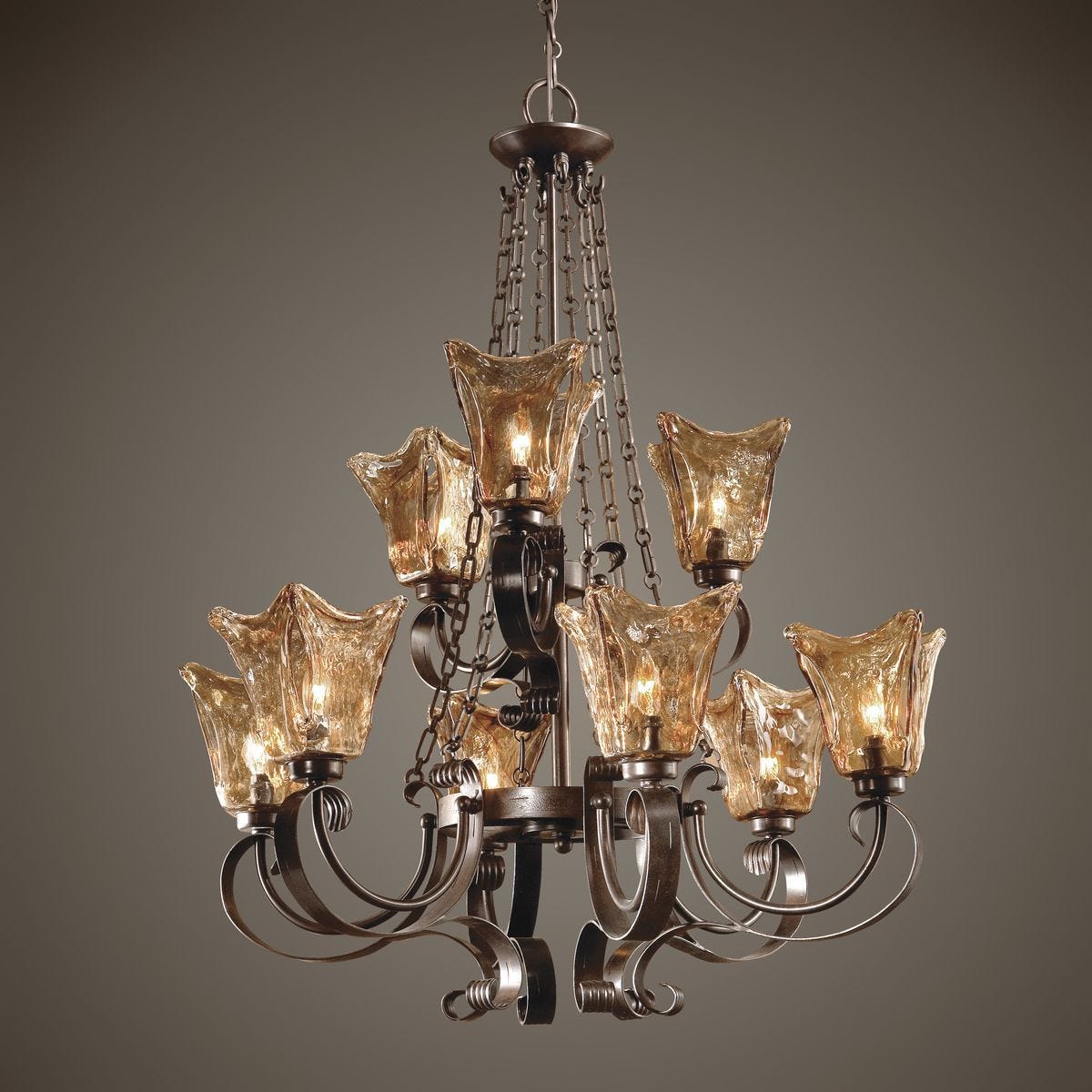 Vetraio, 9 Lt Chandelier - luxurious chandeliers for homes | Image 1 | InSTYLE Home & Rugs