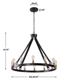 Marlow, 12 Lt Chandelier - stylish lighting for any room | Image 7 | InSTYLE Home & Rugs