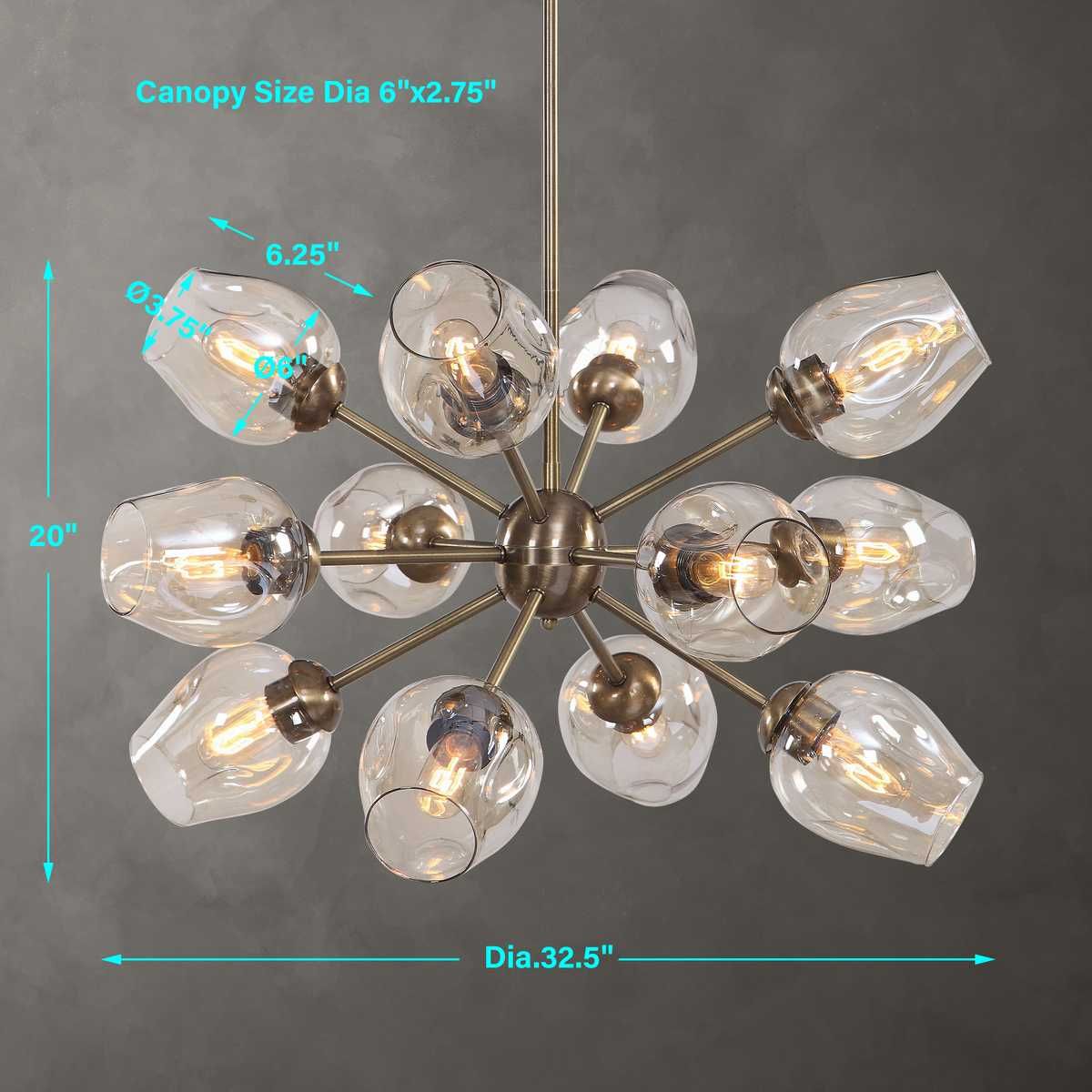 Chet, 12 Lt Chandelier - elegant chandeliers for interiors | Image 9 | InSTYLE Home & Rugs