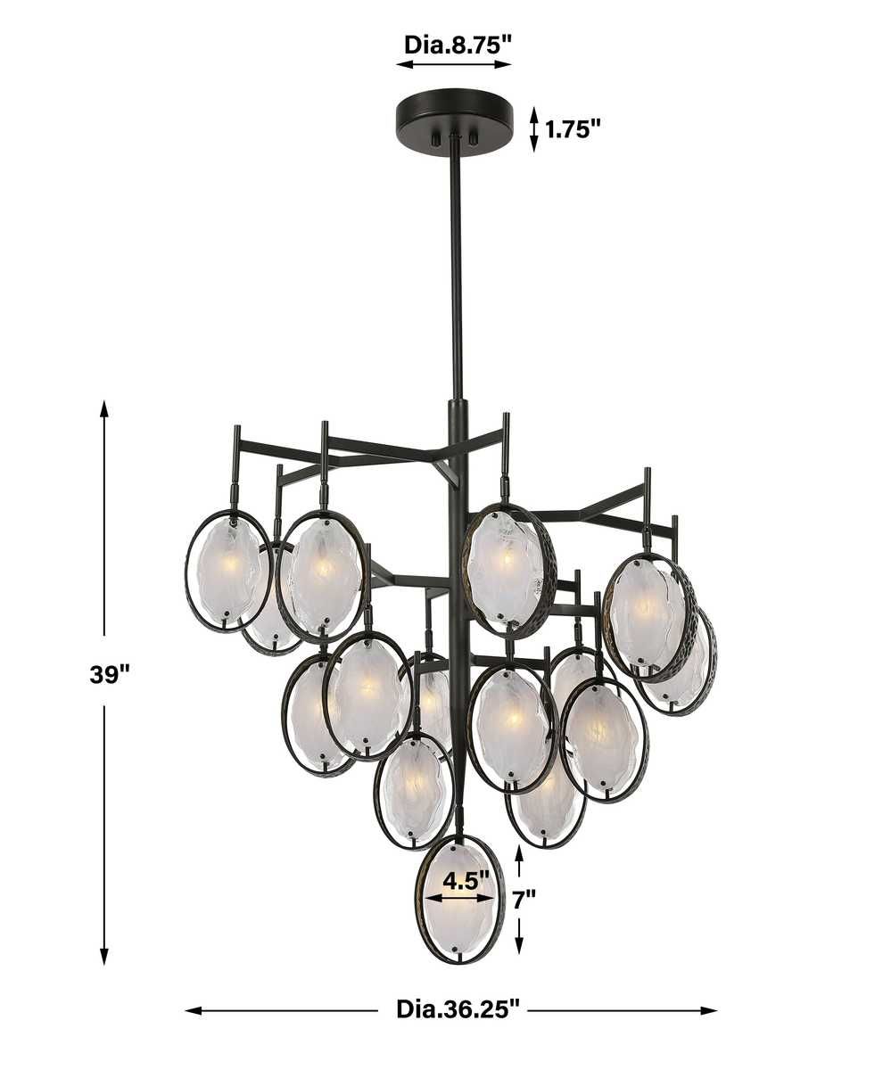 Maxin, 15 Lt Large Chandelier - luxurious chandeliers for homes | Image 8 | InSTYLE Home & Rugs