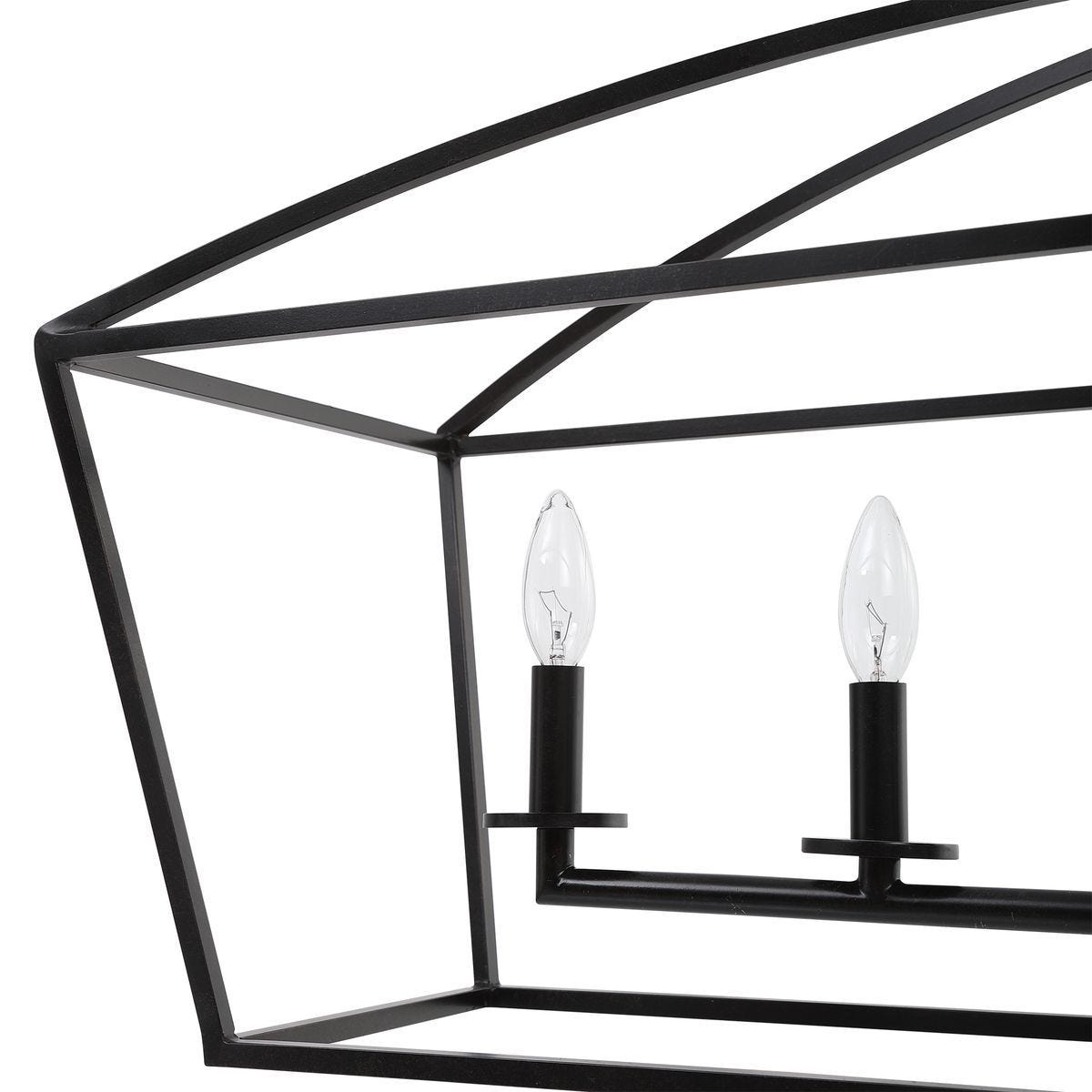 Clayton, 6 Lt Linear Chandelier - elegant chandeliers for interiors | Image 3 | InSTYLE Home & Rugs