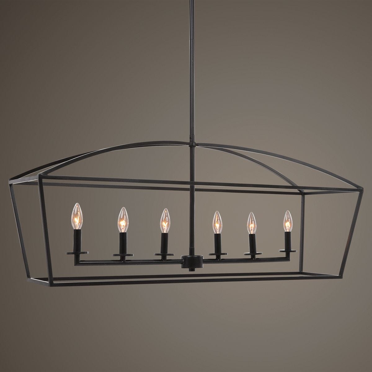 Clayton, 6 Lt Linear Chandelier - elegant chandeliers for interiors | Image 1 | InSTYLE Home & Rugs