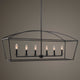 Clayton, 6 Lt Linear Chandelier