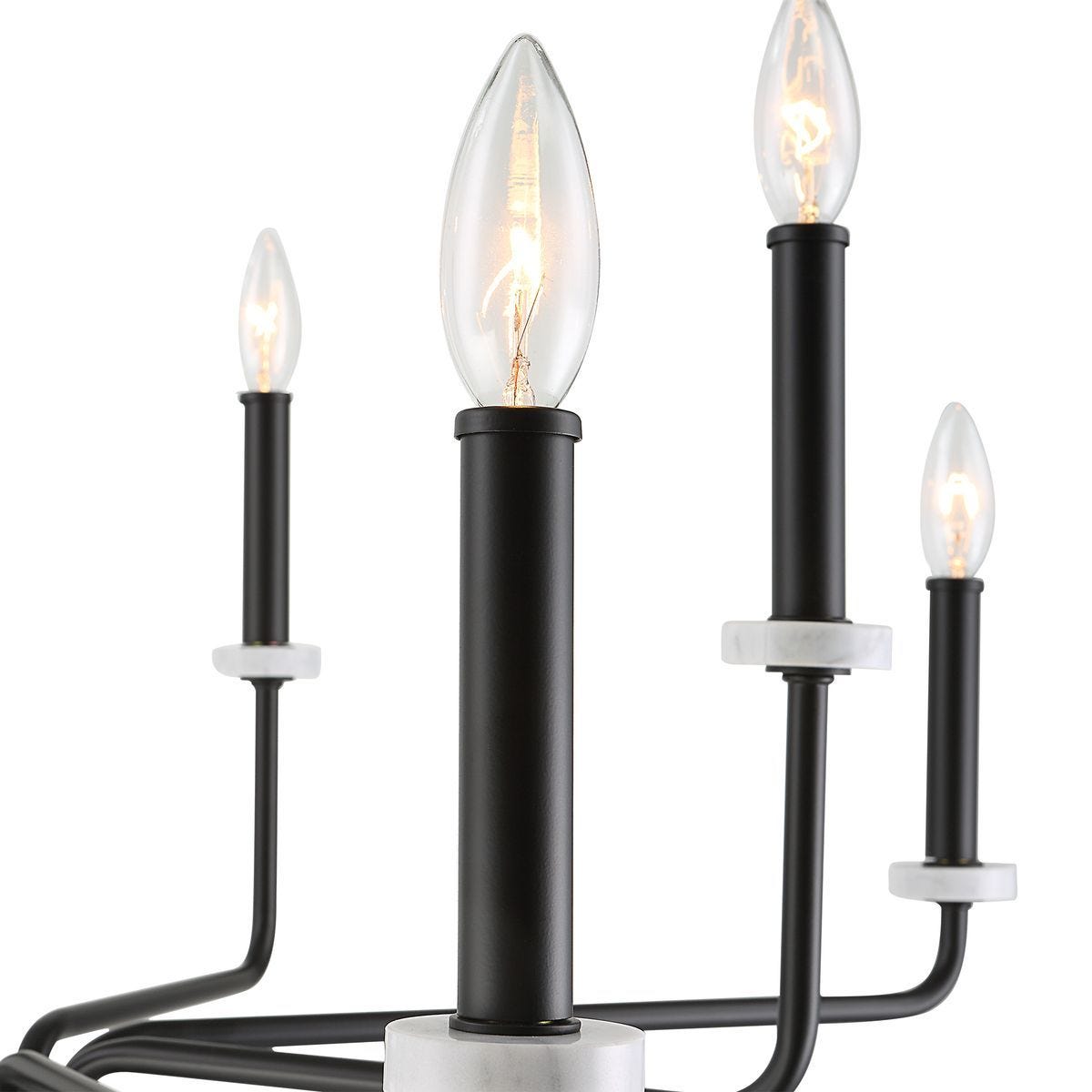 Ebony Elegance, 8 Lt Chandelier - luxurious chandeliers for homes | Image 5 | InSTYLE Home & Rugs