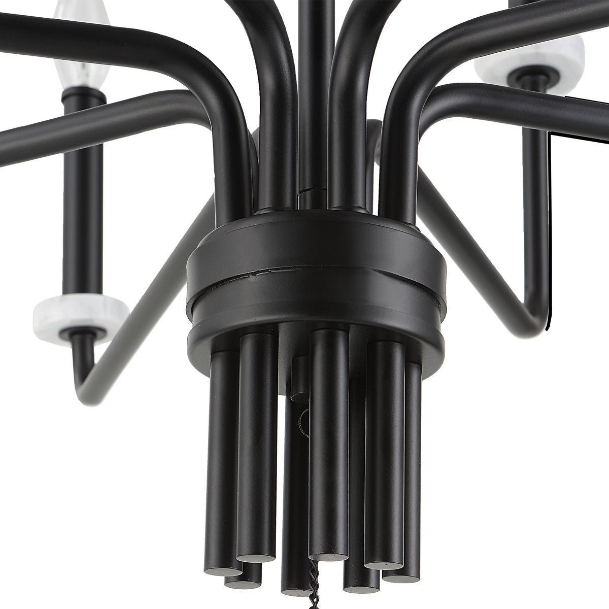 Ebony Elegance, 8 Lt Chandelier - luxurious chandeliers for homes | Image 7 | InSTYLE Home & Rugs