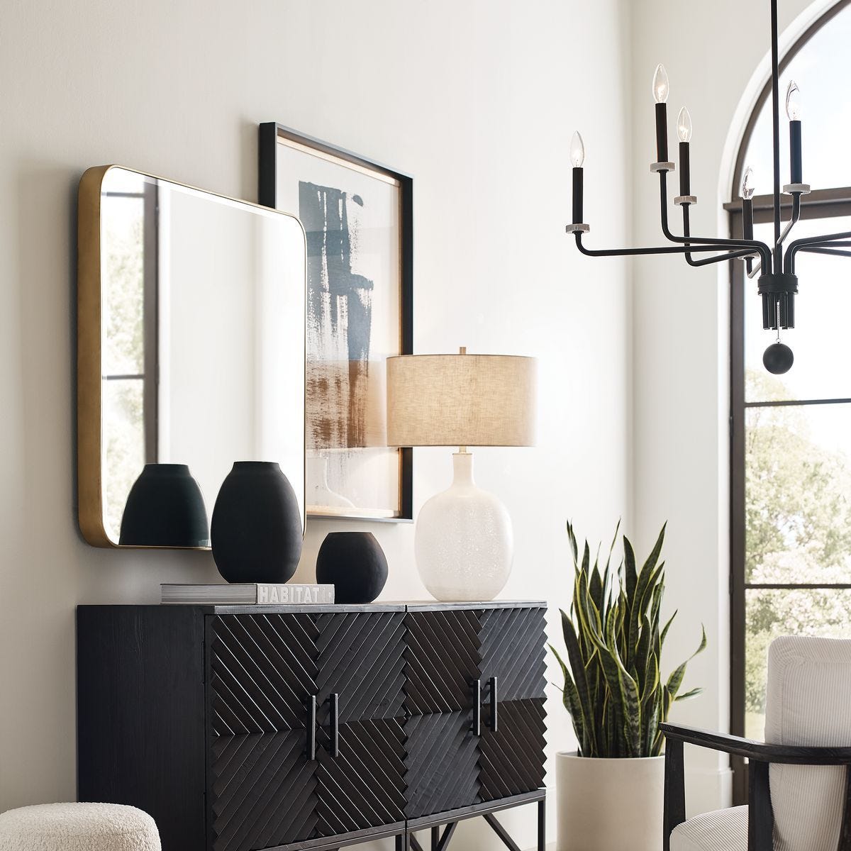 Ebony Elegance, 8 Lt Chandelier - luxurious chandeliers for homes | Image 9 | InSTYLE Home & Rugs