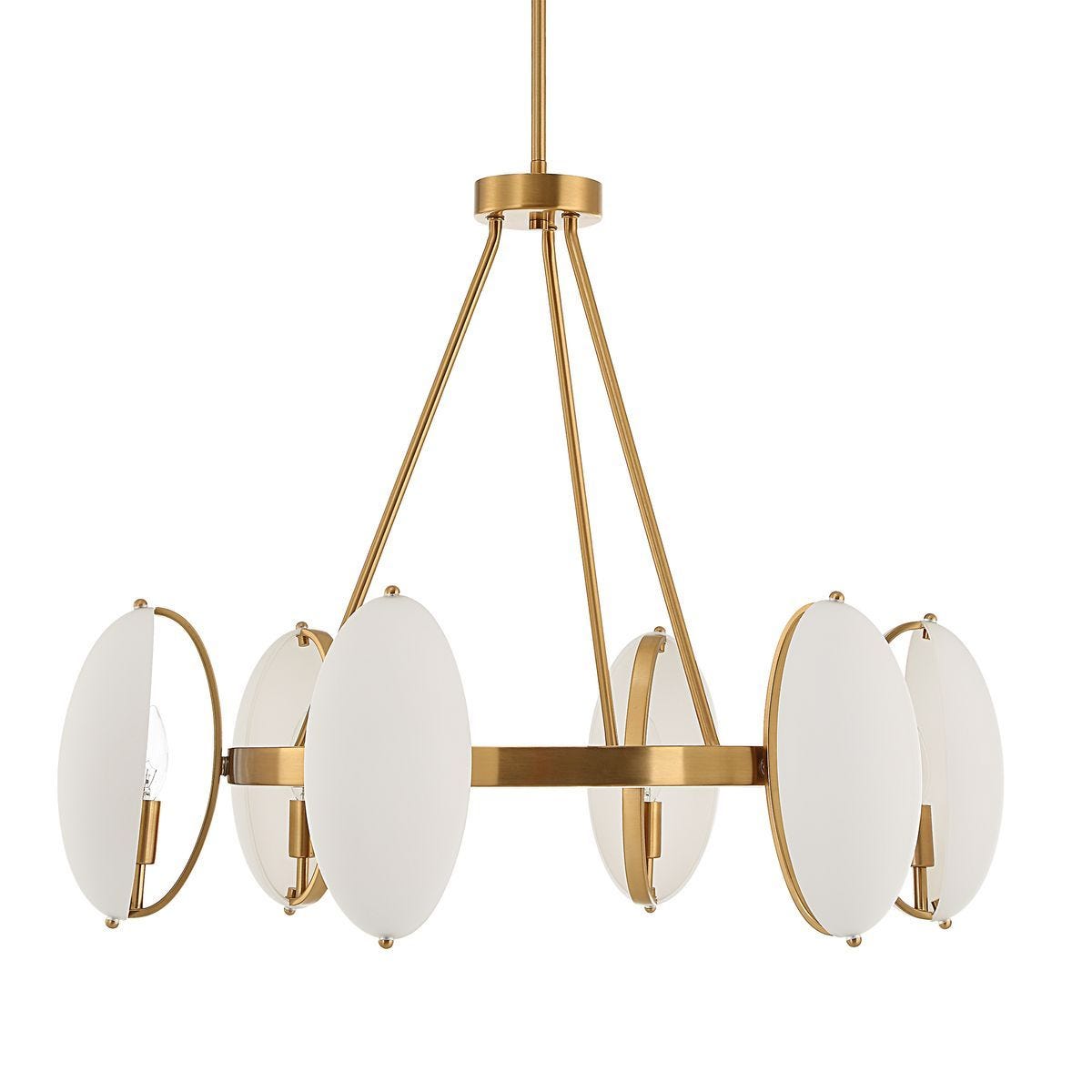 Oviform, 6 Lt Chandelier - luxurious chandeliers for homes | Image 3 | InSTYLE Home & Rugs